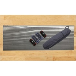Fitness Yoga Bundle- Yoga Socks, Soft Grip Weights, Yoga Mat, and Yoga bag