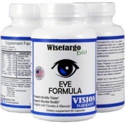 3 pc Wisetargo Bio Eye Formula Vitamins for eyesight Made In USA