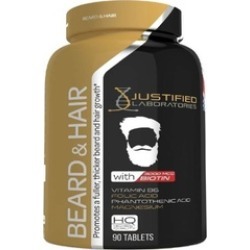 Beard Grow Facial Hair Supplement, Mens Hair Growth Vitamins