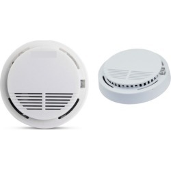Home Security Wireless Smoke Sensor Fire Detector Alarm Photoelectric