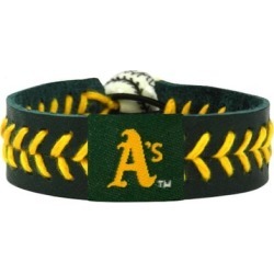 Sports Team Logo MLB Team Color Leather Baseball Bracelet