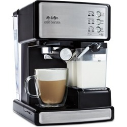 Mr. Coffee Café Barista Premium Espresso Cappuccino System Silver