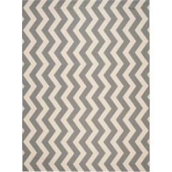 Safavieh Indoor/Outdoor CY6245 Area Rug, Grey/Beige