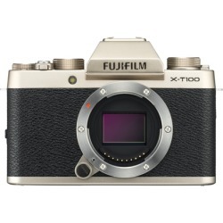 Fujifilm X-T100 Mirrorless Digital Camera (Champagne Gold)