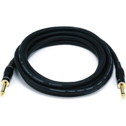 Monoprice 10ft Premier Series 1/4in TS Male to Male Audio Cable, 16AWG