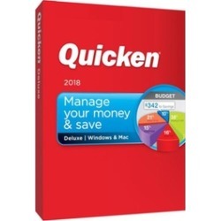 Quicken Deluxe 2018 Software for Windows and Mac