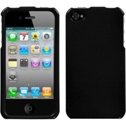 Insten Solid Black Case For iPhone 4 4S