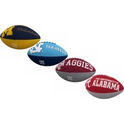 Logo Brands NCAA Junior-Size Rubber Football