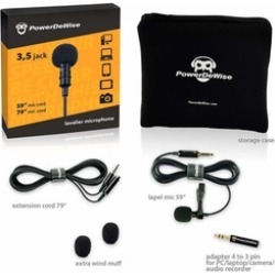 Professional Grade Lavalier Lapel Microphone - Omnidirectional