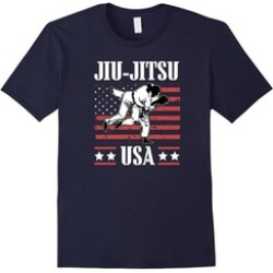 Jiu Jitsu USA American Flag Training T-Shirt Women