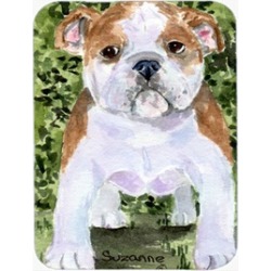 Carolines Treasures SS8735LCB 12 x 15 in. English Bulldog Glass Cutting Board