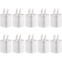 10x 1A USB Wall Charger Plug Home Power Adapter
