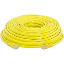 Cmple - RJ45 CAT5 CAT5E Ethernet Lan Network Cable 100 Feet Yellow