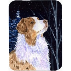 Carolines Treasures SS8375LCB Starry Night Australian Shepherd Glass Cutting Boa