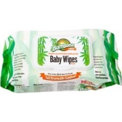 Bum Boosa Bamboo Products Baby Wipes - 24 Bulk Case, 1,920 Count