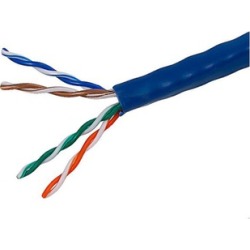 MP 1000ft Cat5e-Blue Ethernet Bulk Cable Stranded 350Mhz UTP CM 24AWG