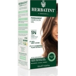 Herbatint 5N Light Chestnut Permanent Herbal Hair Color Gel 4.5 fl. oz