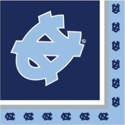Creative Converting 207373 North Carolina Tar Heels Lunch Napkins