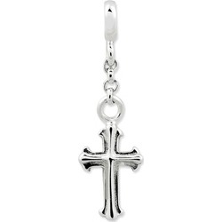 Sterling Silver Cross 1/2in Dangle Enhancer
