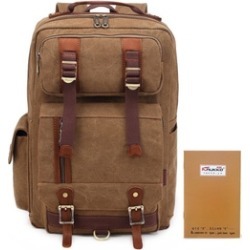 KAUKKO Vintage Stlye Elegant Backpack Casual Laptop Daypack