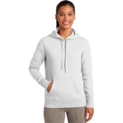 Sport-Tek LST254 Ladies Pullover Hooded Sweatshirt White - Small