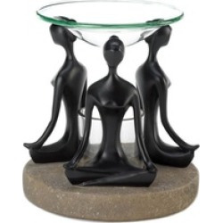 Yoga Poses Fragrance Oil Warmer uses Tealight Candle
