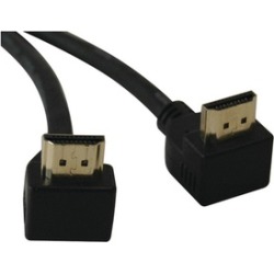 Tripp Lite Ultra HD Right-angle High Speed HDmi Gold Cable, 6ft
