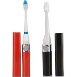 Slim Sonic Electric Travel Toothbrush Removes Plaque Easily