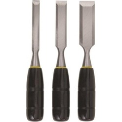 Stanley 16-150 Wood Chisel Set Steel Blade, 3 Piece