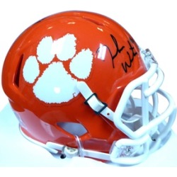 Autographed DeShaun Watson Clemson Tigers Orange Speed Mini Helmet