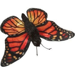 Sunny Toys NP8246 12 In. Butterfly Caterpillar, Animal Puppet