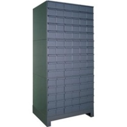 Durham 029-95 17.75 in. Steel 90 Drawer Cabinet for Small Part Storage Gray