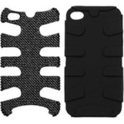 Insten Black Diamante/Black Fishbone Case For iPhone 4 4S