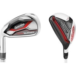 TaylorMade Golf Left Hand AeroBurner HL Hybrid Combo Set(#3h 4h, 5-PW), Regular
