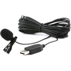 Movo M1 USB Lavalier Lapel Clip-on Computer Microphone (PC and Mac)