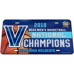 Villanova Wildcats NCAA Basketball National Champions License Plate