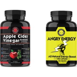 Apple Cider Vinegar w. Gymnema and Angry Energy Weight Loss Booster Pack