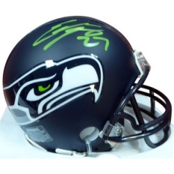 Autographed Eddie Lacy Seattle Seahawks Mini Helmet