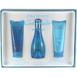 Cool Water For Women By Zino Davidoff 3 Pc. Gift Set