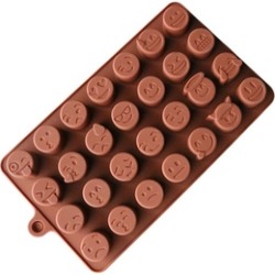 Emoji Chocolate Silicone Mold Fondant DIY Accessories