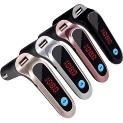 Bluetooth Car player and Radio Transmitter Kit with USB Car Charging