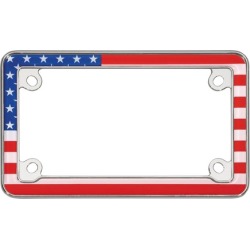 Cruiser Accessories 77203 Motorcycle License Plate Frame USA Flag