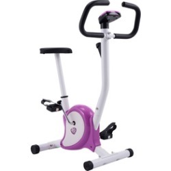 Purple Exercise Bike Stationary Cycling Fitness Cardio Aerobic Gym
