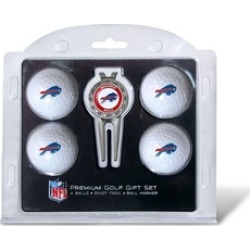 Team Golf 30306 Buffalo Bills Pack of 4 Golf Balls and Divet Tool Gift