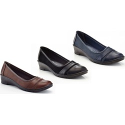 Rasolli Lizy Women's Low-Wedge Pumps