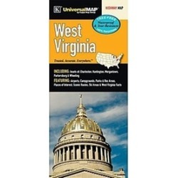 Universal Map 16304 West Virginia Waterproof Map