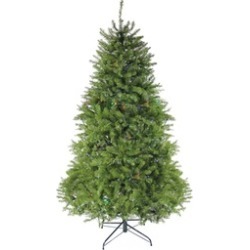 6.5' Pre-Lit Northern Pine Full Artificial Christmas Tree Multi-Color