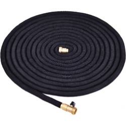 Costway 100FT Expanding Flexible Water Hose Pipe Home Garden Hose Watering Black