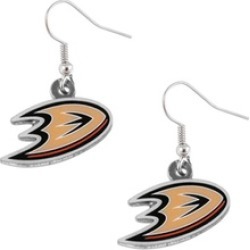 Sports Team Logo Floating NHL Dangle Logo Earring Set Charm Gift