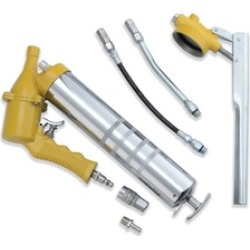 One-Hand Pistol Grip Air Grease Gun Delivers 1200-6000psi extension